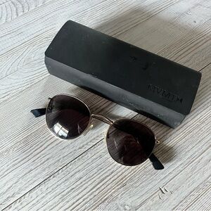 MVMT Sunglasses with Black and Gold Accents